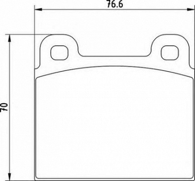 MAGNETI MARELLI 363710204116 -  Комплект тормозных колодок, дисковый тормоз